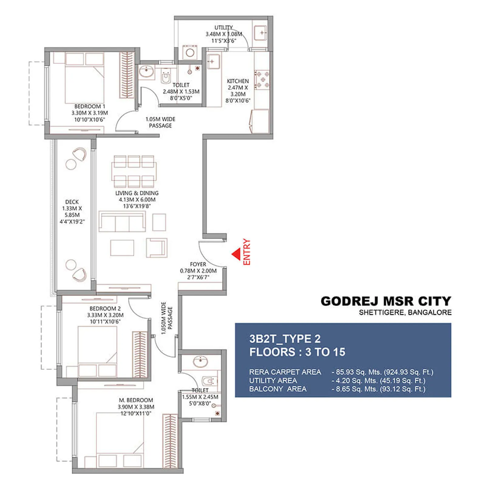 MSR City floor plans 1